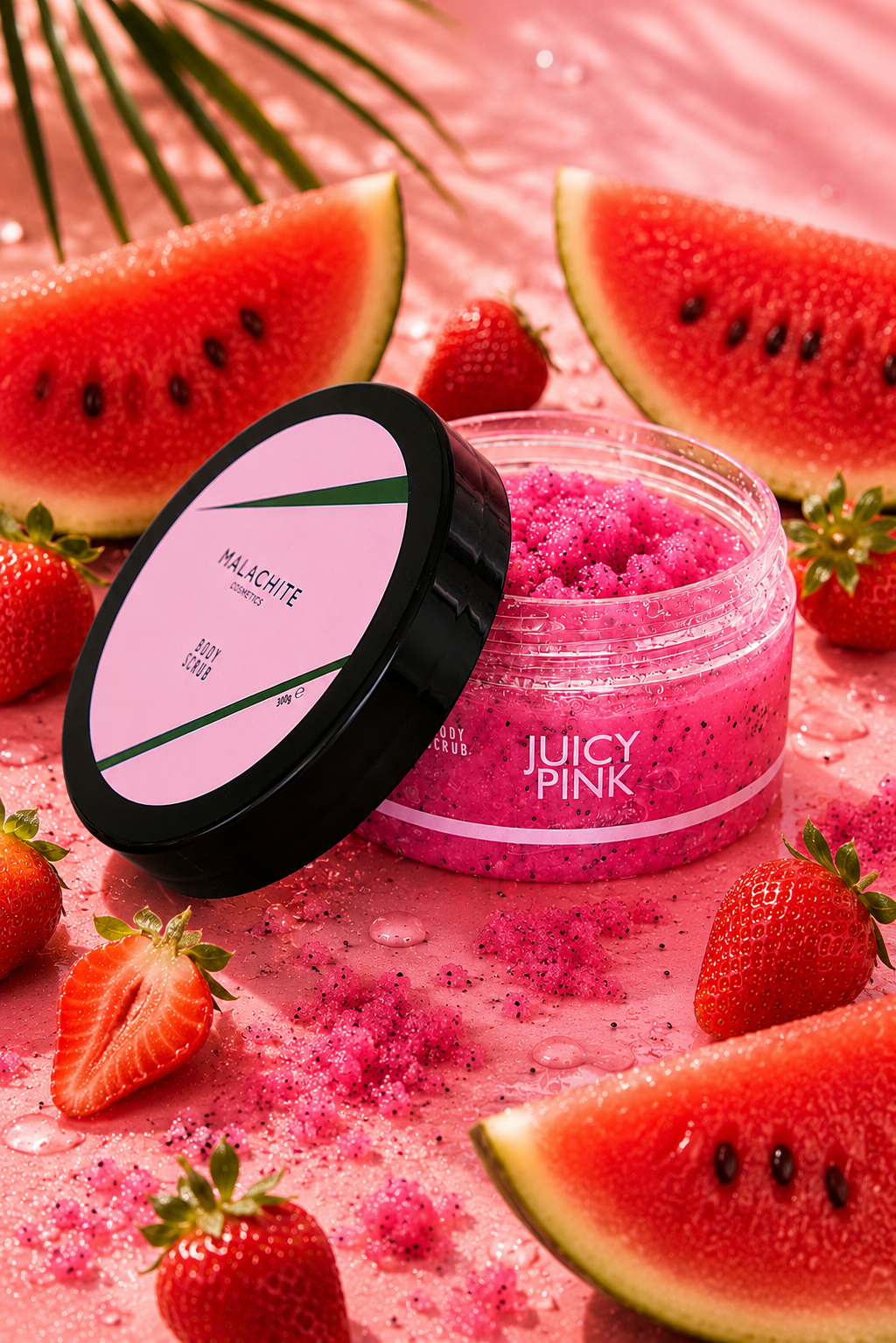 Ķermeņa skrubis "Juicy Pink", 300g