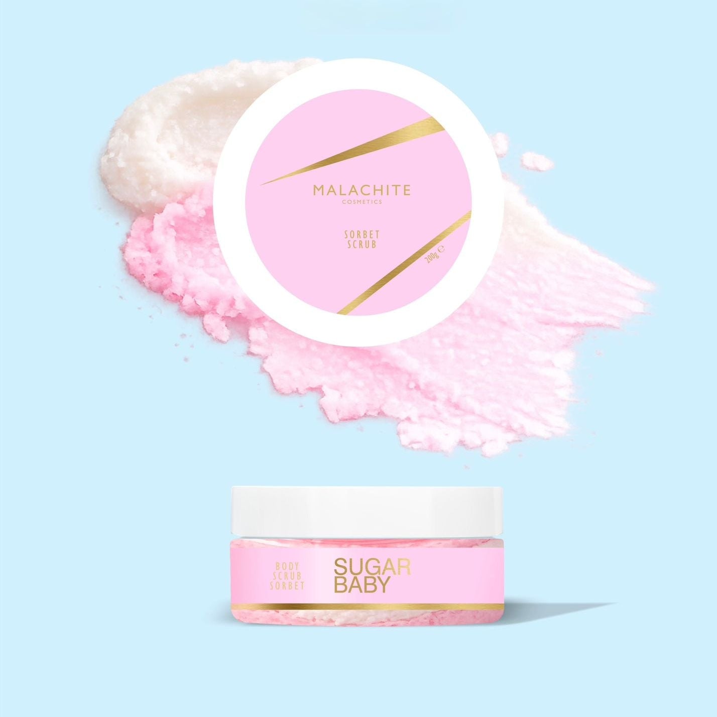 Ķermeņa skrubis “Sugar Baby”, 200ml